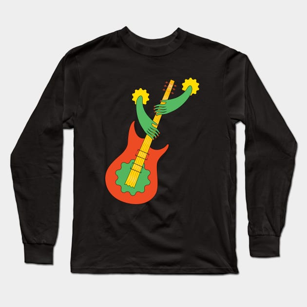 Rock On Long Sleeve T-Shirt by Shrutillusion